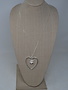 Pearl Cluster Open Heart Necklace