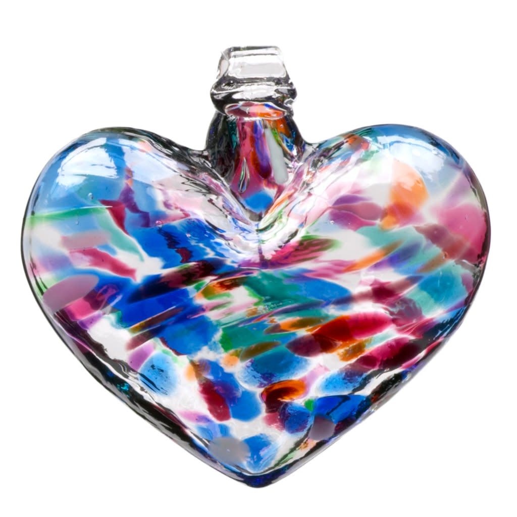 Hand-Blown Glass Hearts (6-Styles)