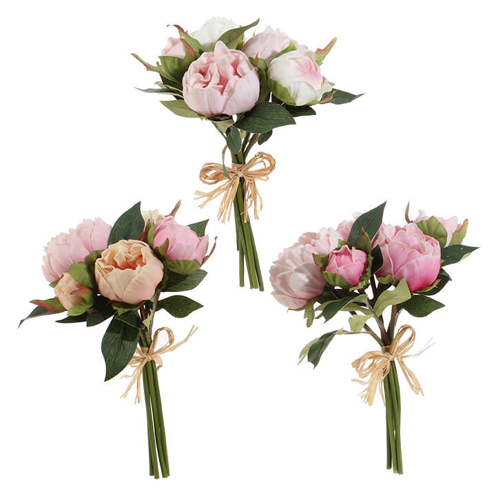 10" Natural Touch Blush Peony Bundle (3-Colors)