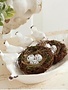 Ceramic Leaf Bowl with Four Birds