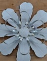 Distressed Enamel & Tin Wall Flower (2-Styles)