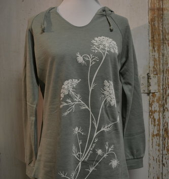 Queen Anne's Lace Blowing Rock Hoodie