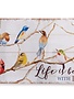 Life Is Better Birds On Branch Print