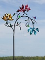 Jeweled Triple Flower Branch Spinner Stake