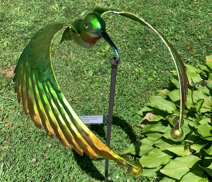 Balancing Ruby-Throat Hummingbird Stake