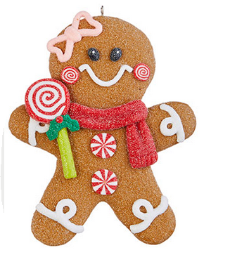 Iced Ginger Bread Ornament (3-Styles)