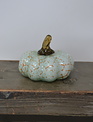 Mini Autumn Handblown Glass Pumpkin (3-Styles)