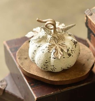 Metal First Frost Pumpkin