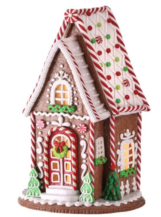 Tall Decorated Gingerbread House
