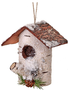 Frosted Birch Birdhouse Ornament
