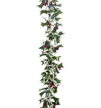 5-ft Variegated Holly Garland