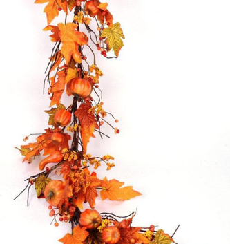 5-ft Pumpkin & Bittersweet Garland