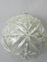 Pearl Encrusted Silver Ball Ornament