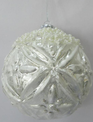 Pearl Encrusted Silver Ball Ornament