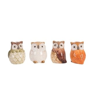 Mini Ceramic Owl (4-Styles)