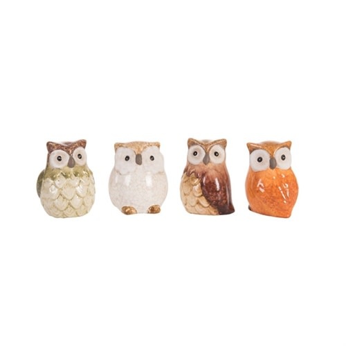 Mini Ceramic Owl (4-Styles)