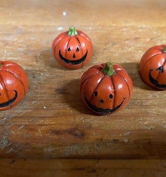 Mini Resin Jack-O-Lantern (4-Styles)