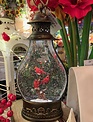 LED Bronze Cardinal Snow Globe Lantern(2-Styles)