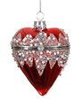 Beaded Glitz Heart Box Ornament