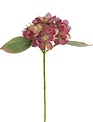17" Hydrangea Pick with Leaves (3-Colors)