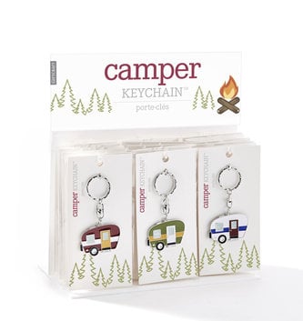 Happy Camper Key Chain (3-Colors)