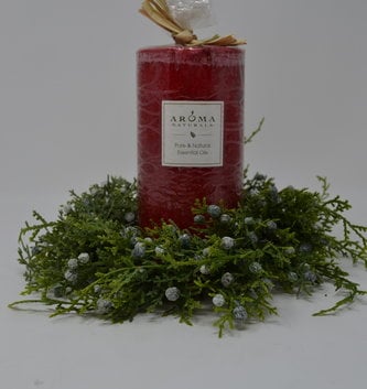 Oregon Juniper Candle Ring