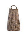 Brown Woven Willow Wall Basket (2-Sizes)
