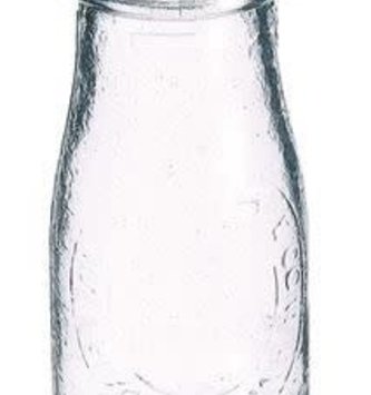Vintage Milk Glass Bottle
