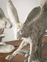 Set of 2 Leaping Rabbits