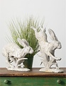 Set of 2 Leaping Rabbits