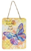 Hanging Inspirational Watercolor Sign (12-Styles)