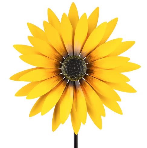 Golden Sunflower Wind Spinner