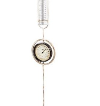 Hummingbird Thermometer Rain Gauge Garden Stake