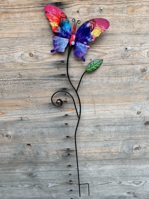 Watercolor Butterfly Stake (4-Styles)