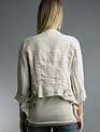 Tempo Paris Short Crop Linen Jacket (4-Colors) (4-Sizes)