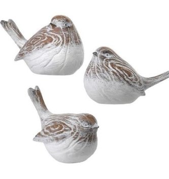Woodgrain Carved Bird (3-Styles)