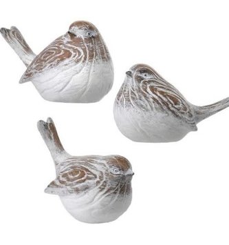 Woodgrain Carved Bird (3-Styles)
