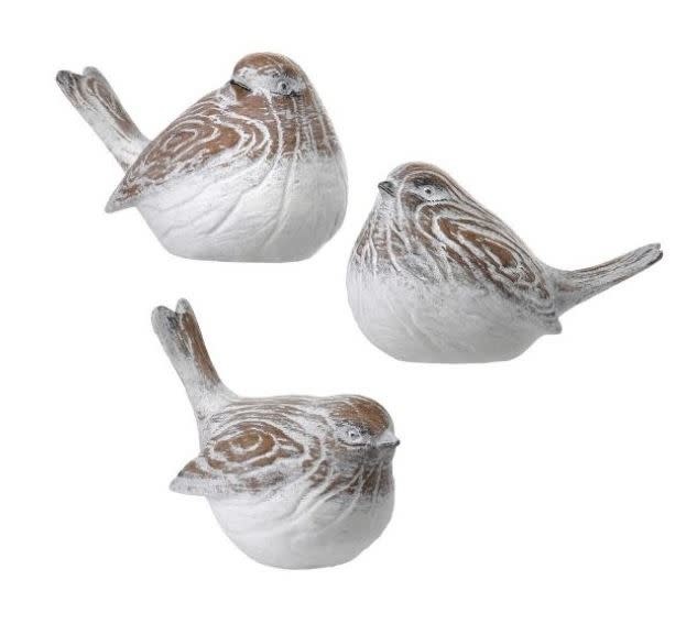 Woodgrain Carved Bird (3-Styles)