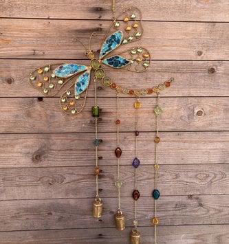 Dragonfly Beaded Wind Chime
