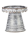 Scalloped Metal Pedestal (2-Sizes)