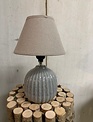 Petite Blue Pottery Lamp