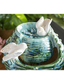 Tabletop Ceramic Double Bird Fountain