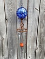 Fused Glass Orb Wind Chime