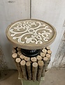 Wooden Scrolled Pedestal (3-sizes)