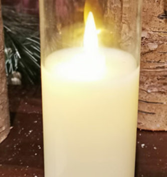 Single LED Glass Pillar (3-Colors)