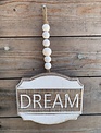 Hanging Beaded Sign (3-styles)