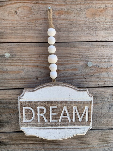 Hanging Beaded Sign (3-styles)