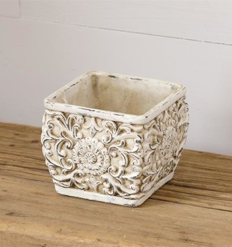 Vintage Embossed Medallion Container (2-Styles)