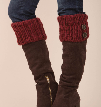 Simply Noelle Fireside Knit Boot Sock (4-Colors)