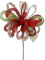 Shimmer Multi Ribbon Poinsettia